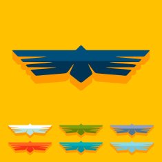 Flat design bird N4