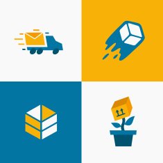 Fast delivery icons