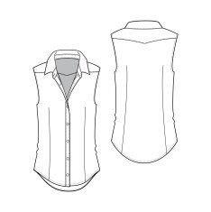 Sleeveless shirt N2