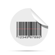 Barcode Sticker Illustration N3