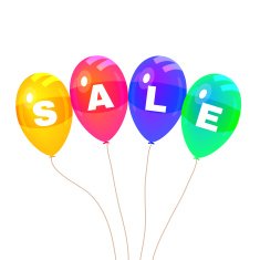 Colorflus Balloons Sale Vector
