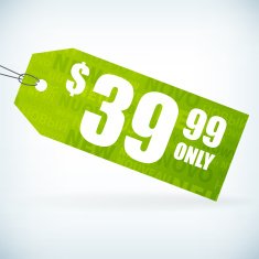 Green paper new price tag