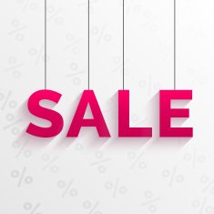 Sale tag illustration Flat style design N2