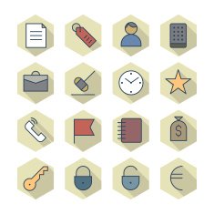 Thin Line Icons For Business and Finance N11