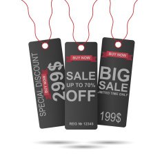 Sale tags N65