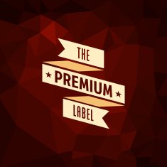 Red 3D vector text of sale discount price offer N58