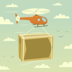 Helicopter and fast shipping