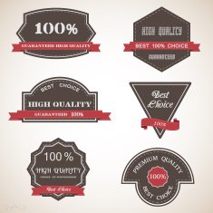 Vintage Quality Labels N4