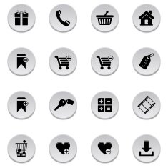 Shopping Icons N353