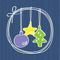 Holiday greeting card N6