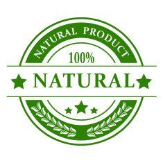 Natural product sign - VECTOR