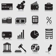 set finance icons