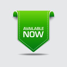 Available Now Label Icon Set N2