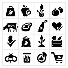 Organic Food icons N2