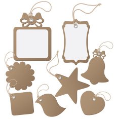Set ot label (tag) isolated on white Vector illustration
