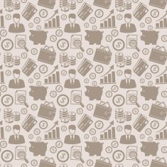 Business seamless pattern Vector background N4