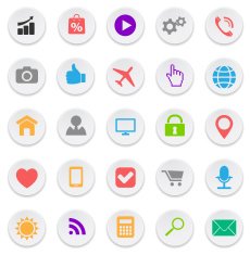 Social Media Icon Set N36