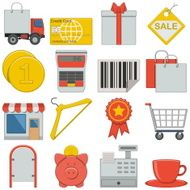 Vector Flat Icons - Retail N2