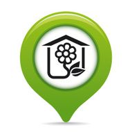Flower shop map pointer