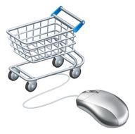 Online shopping cart mouse