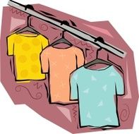 T-Shirts on hangers N2