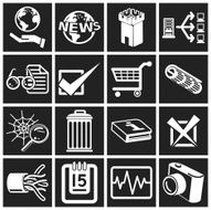 white web icons N5