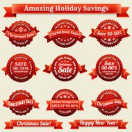 Amazing Holiday Sale Grunge set