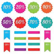 Promotion badges and ribbons