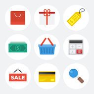 Shopping Icons N361