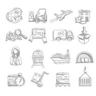 Logistics Sketch Set N2