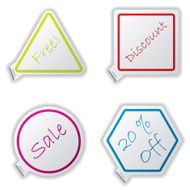 Cool set of stickers