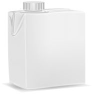 Carton pack template for milk