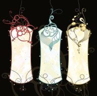 Authentic Ornamented Tags N2