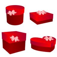 Red Gift Boxes N2