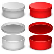 Round box template
