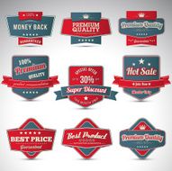 Set of business labels