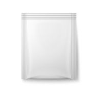 White paper sachet bag