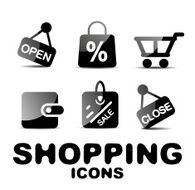 Vector Shopping Icons N14