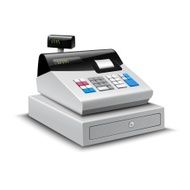 Cash Register Isolated
