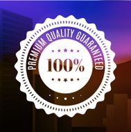Premium Quality Guranteed 100 Badge - VECTOR N4