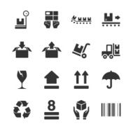 Stock Vector Illustration Logistic Packing
