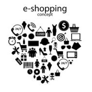 e-shopping concept icons vector illustration N6