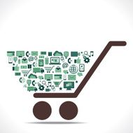 creative shopping cart
