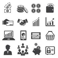 Business and E Commerce Icons Set