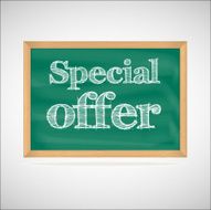Special offer - the inscription chalk N2