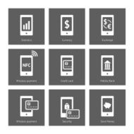 Mobile payment icons