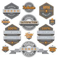 retro badges and labels N5
