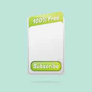 Free Subscription Template