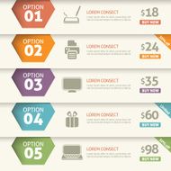 Option and price infographic N2