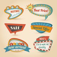 Retro speech bubble N6